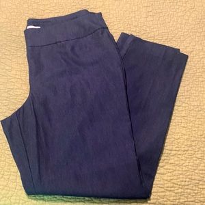 Van Heusen Dark Blue Stretch Extensible Pants Size 18
